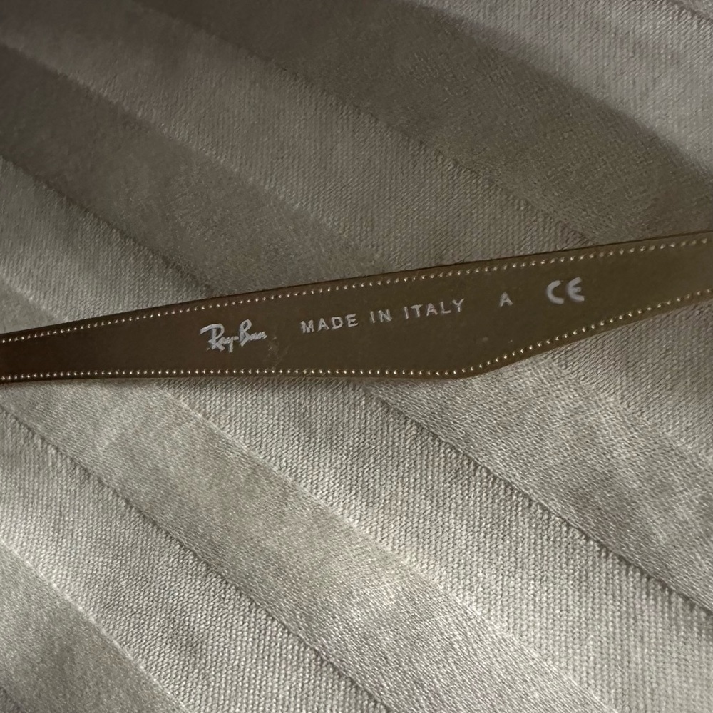 Authentic Ray-Ban Rose MIRROR Gold BLAZE CLUB MASTER Sunglasses‼️with CASE‼️ - Picture 6 of 8